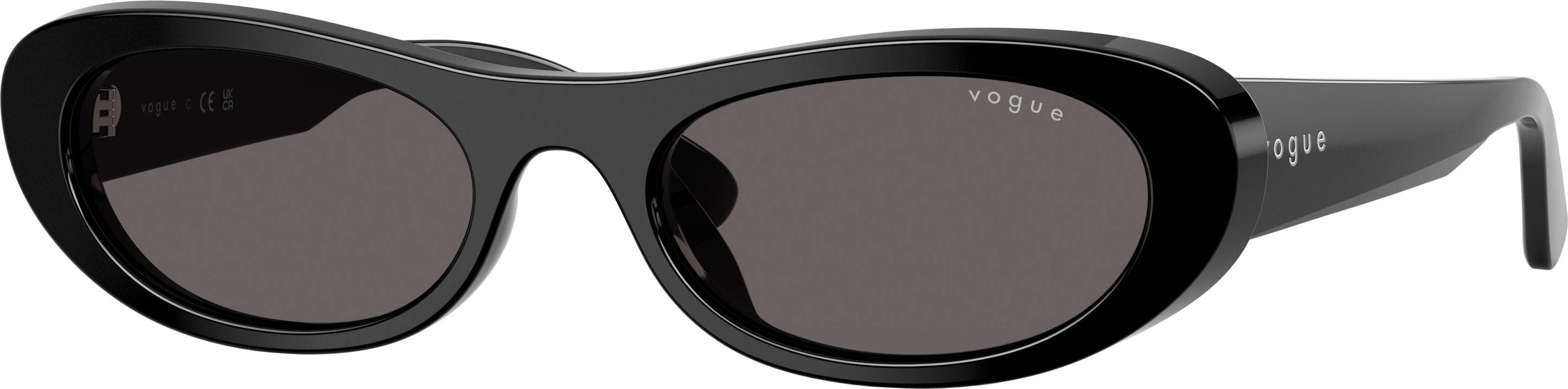 Eyewear Solbriller Acetat Sort Grå Rund