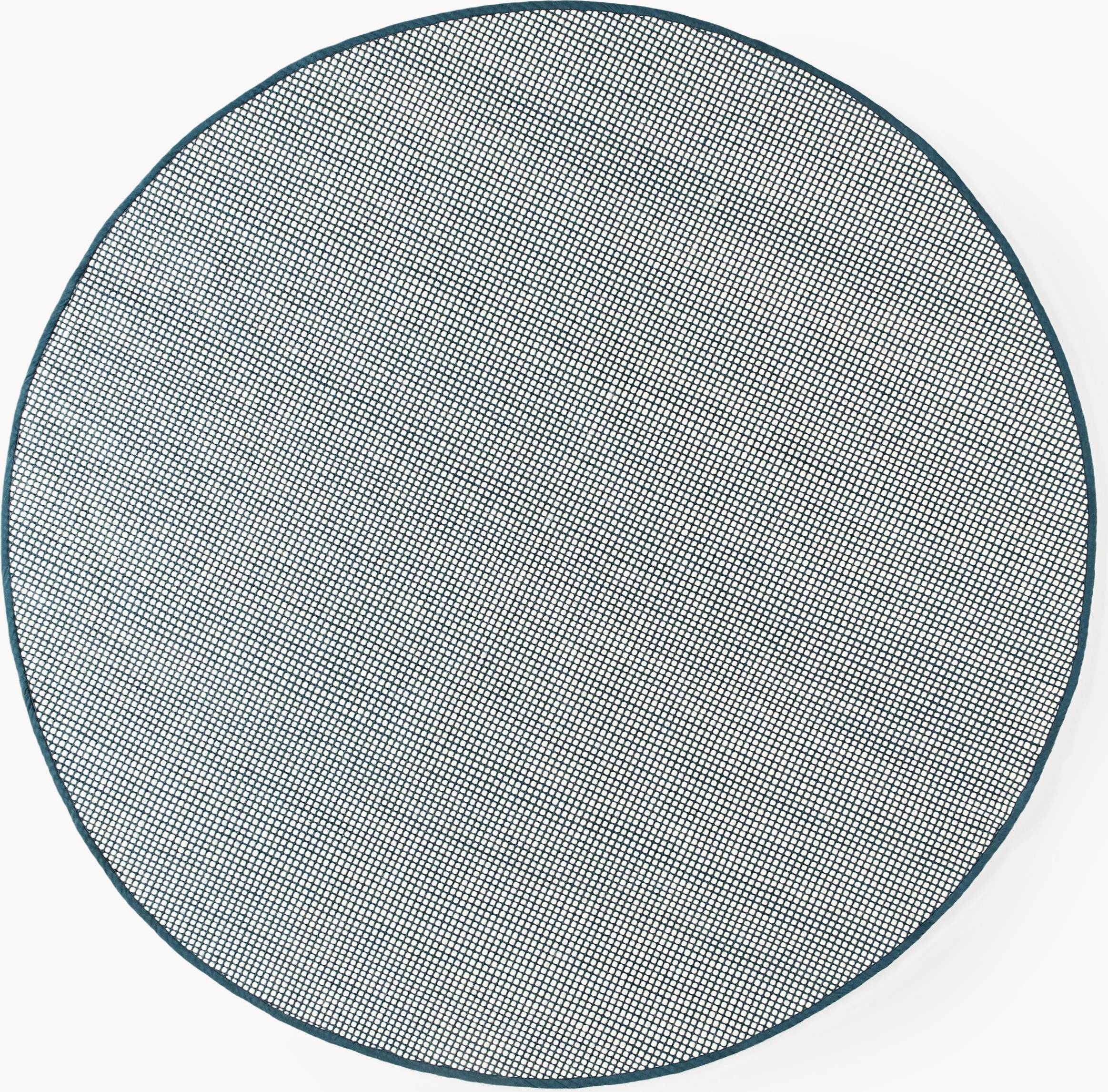 Westwing Collection Round Hand-Woven Wool Rug Amaro