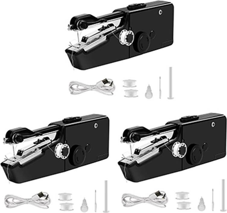 Sewing kit Tauoh 3set USB Electric Handheld Sewing Machine Kit