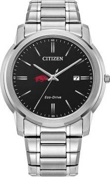 Citizen Men's Watch Silver Arkansas Razorbacks