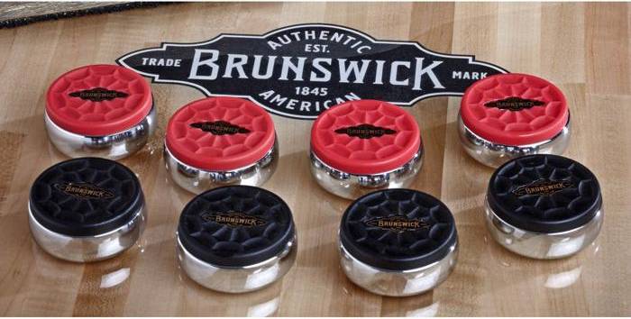 Brunswick Shufflesten 4 Røde 4 Sorte