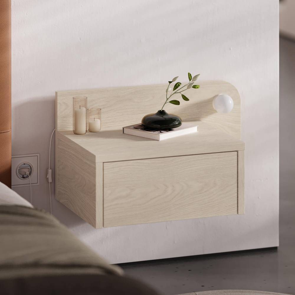 Decortie Dotta Floating LED Light Bedside Table