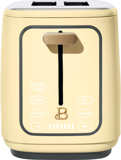 Beautiful 2 Slice Toaster Touch-Activated Display