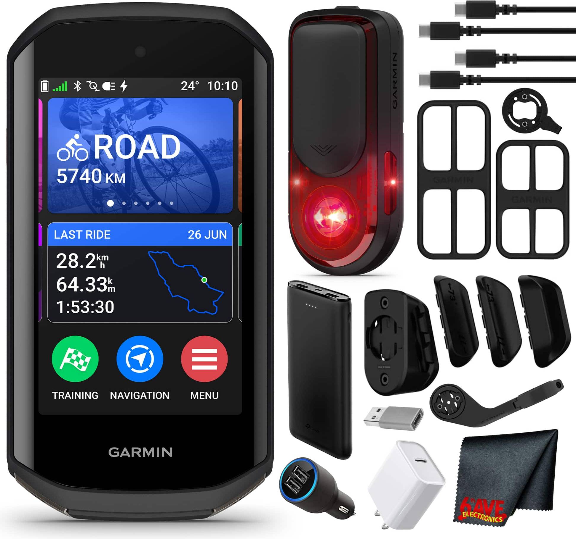 Garmin 1050 Garmin Varia RearVue 820 Rearview Radar Tail Light