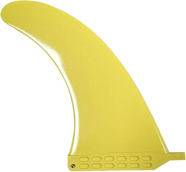 Surfboard Typecat 9 Inch Center Surfboard Fin Yellow