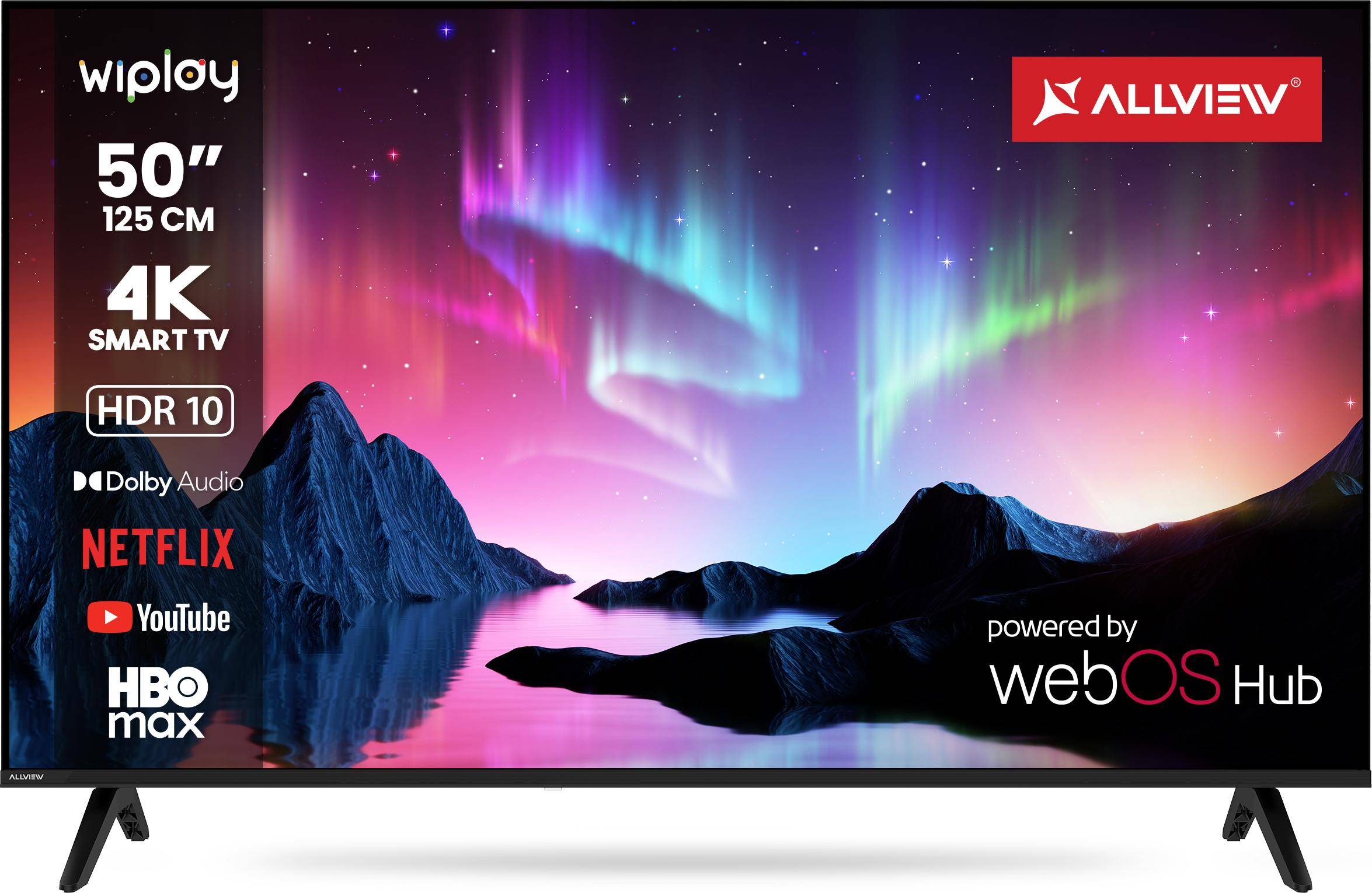 Allview 50-Zoll 4K Smart-LED Fernseher HDR10