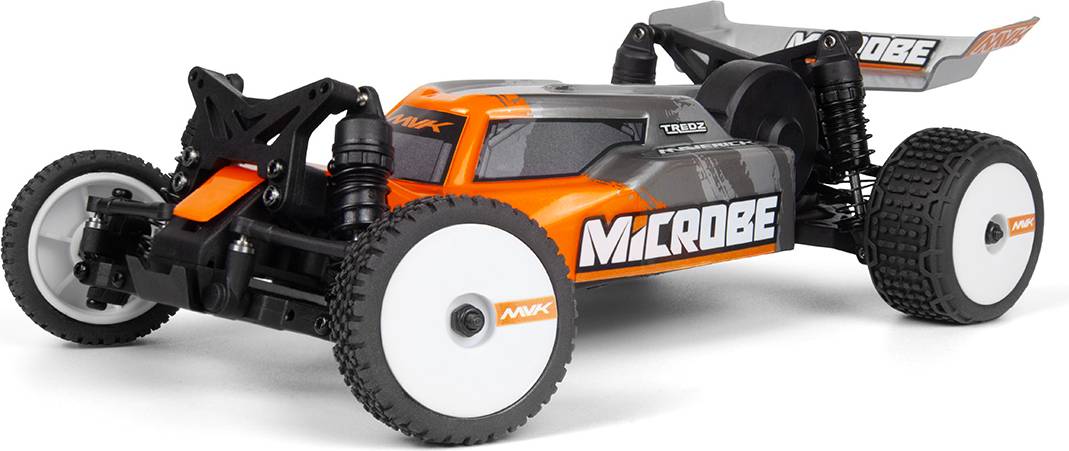 Rc auto Maverick Microbe 1/24 Rtr Brushed Rc Buggy Argento