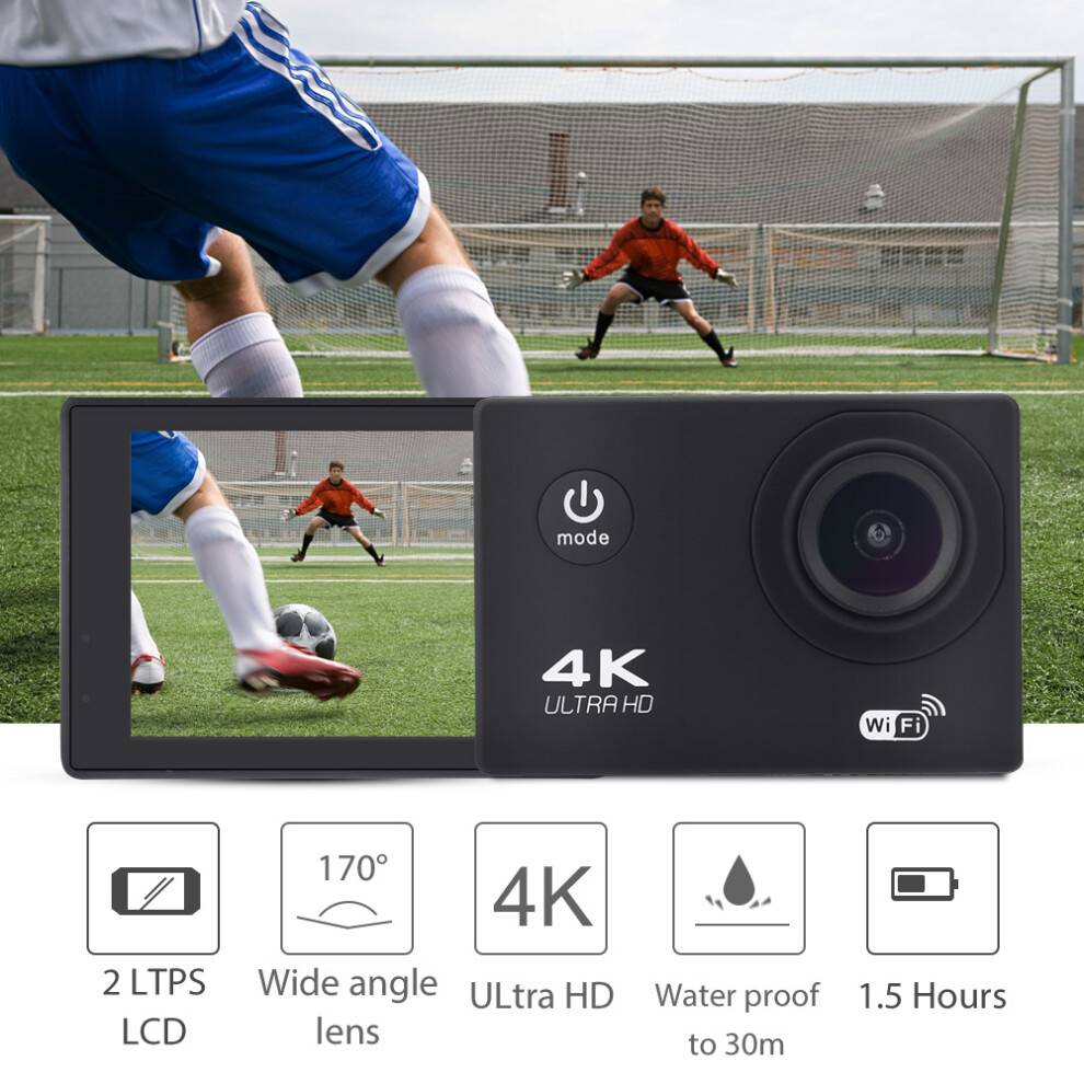 2 Inch 4K HD Wifi Action Camera
