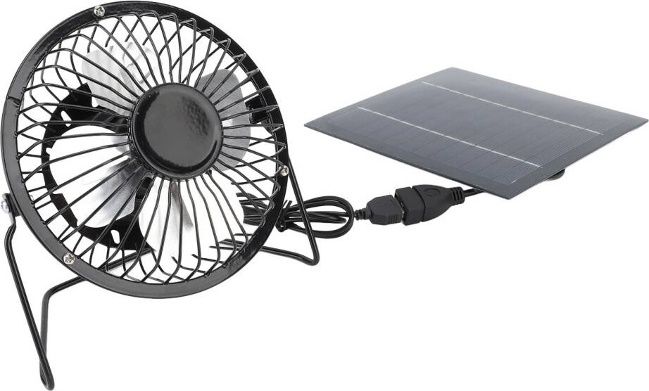 Solar Panel 5W Fan USB Kit