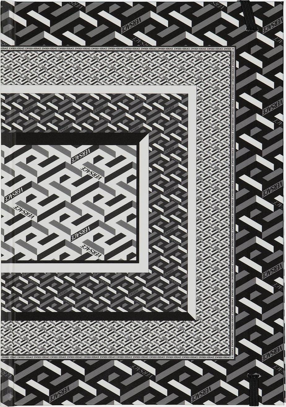 Versace Greca Grey Notebook