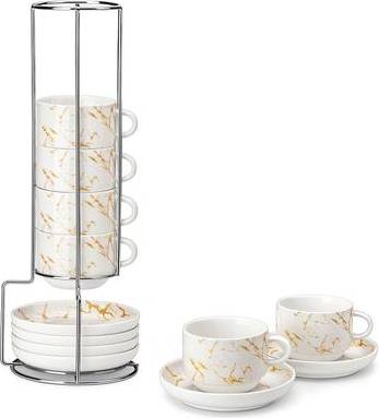Stackable 6-Piece Porcelain Set