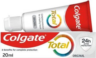 Colgate total whitening Colgate Toothpaste Total Original 20ml