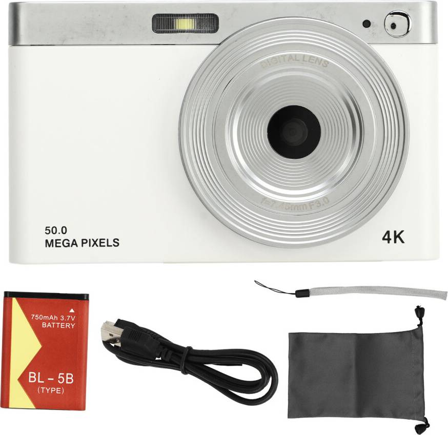 Point And Shoot Digital Camera 4K Video Recording