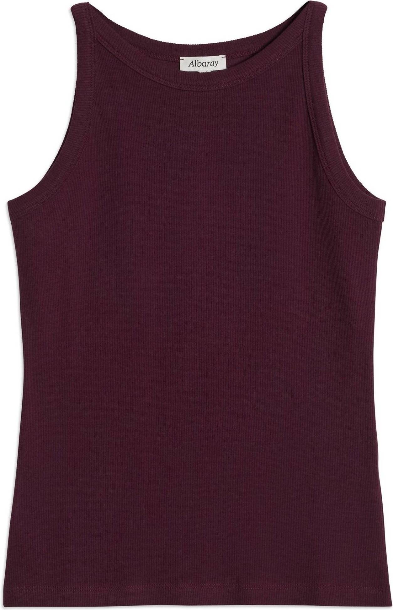 Albaray Red High Neck Rib Vest