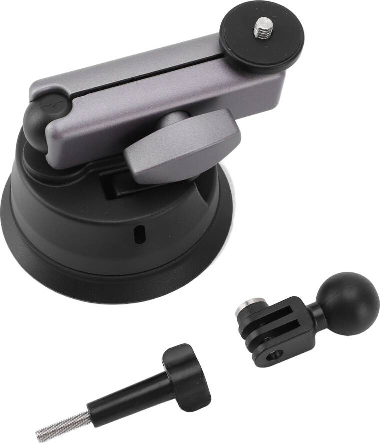 Suction Cup Mount Dual Ball Head 360 Rotation