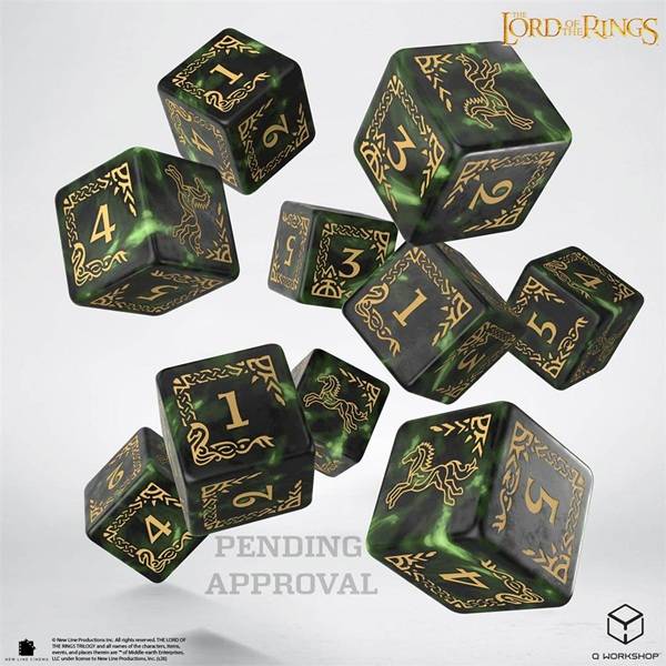 Q Workshop Rohan Dice Set 10 Terninger