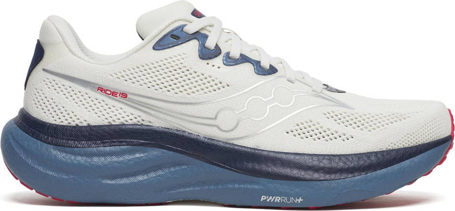 Saucony Ride 19 M - Ivory/Storm