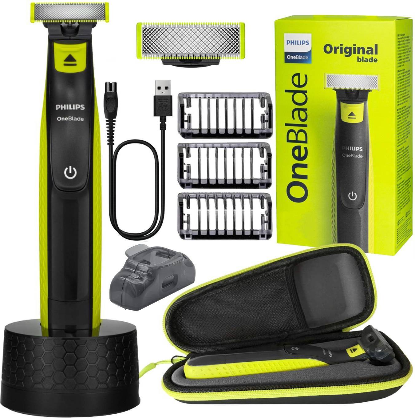 Philips Rasatore OneBlade QP2724 Custodia Base Ricarica