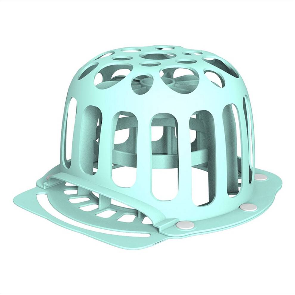 Typecat Hat Cleaning Cage Baseball Cap Rack Silicone Protector Curved Blue