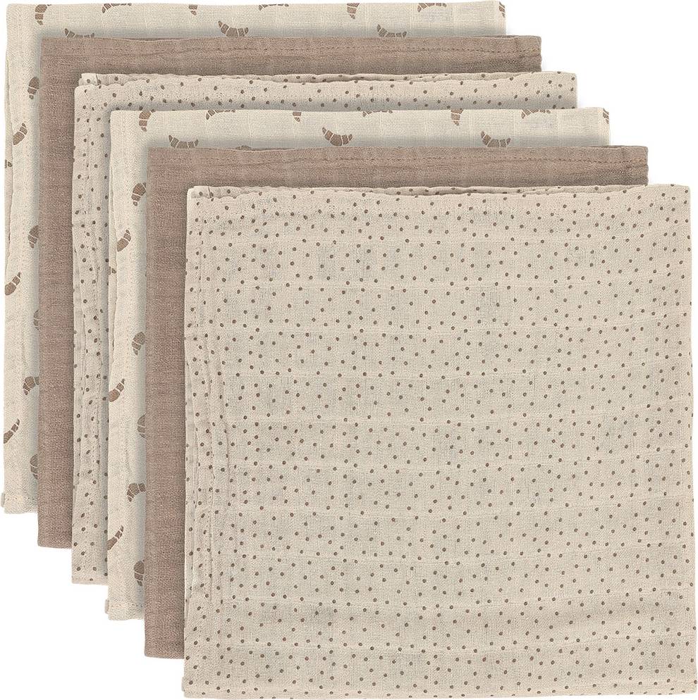 Pippi muslinfilt Pippi Muslinfilt 6 Pack Silver Foder