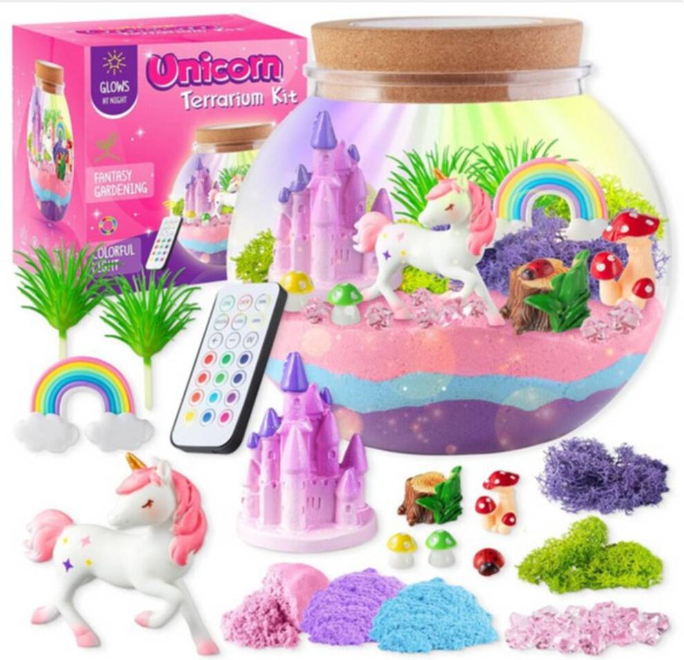 Terrarium kit Light Up Container DIY Terrarium Kit