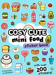 Cosy Cute Mini Food Sticker Book