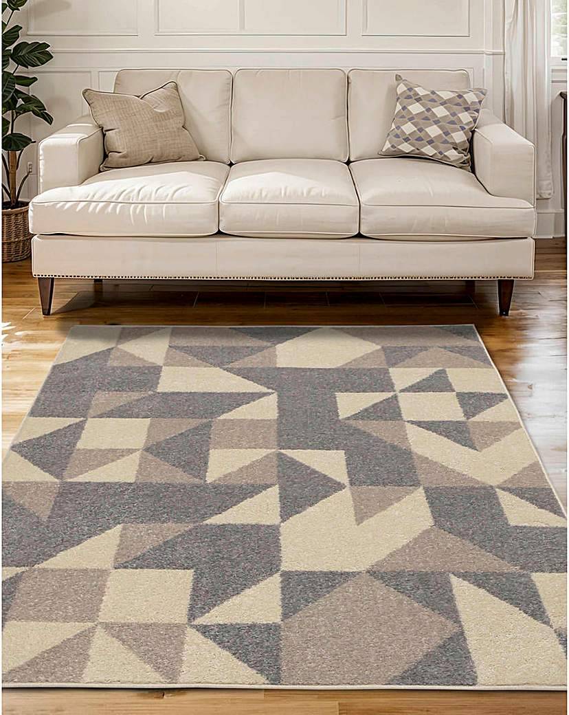 160 x 230 rug Homemaker Juno Geometric Rug Natural 160x230 Natural