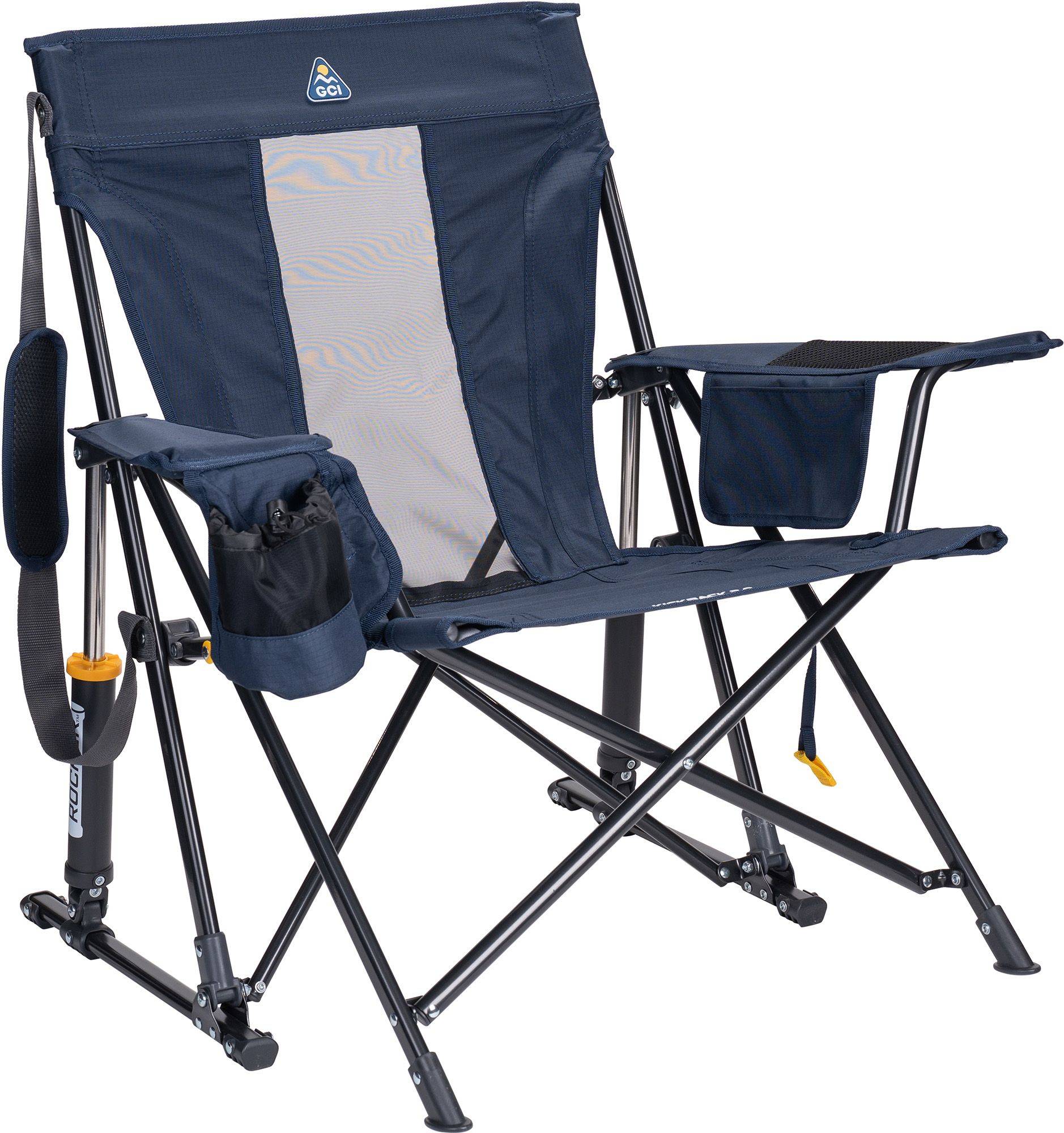 Gci rocker GCI Outdoor Kickback Rocker Chair 2.0 Indigo Blue