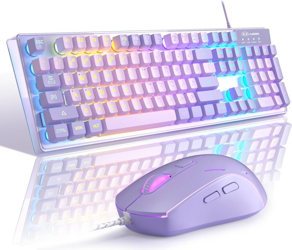MageGee K1 RGB LED Backlit Gaming Keyboard