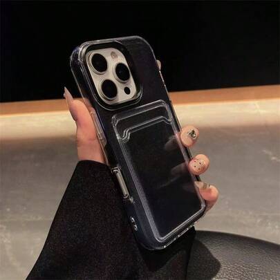 Shein 2-In-1 Candy Color Card Slot Phone Case