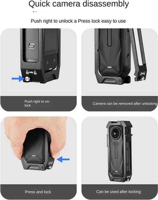 Magnetic Quick Release Camera Cage Rig X5 Panoramic Bracket