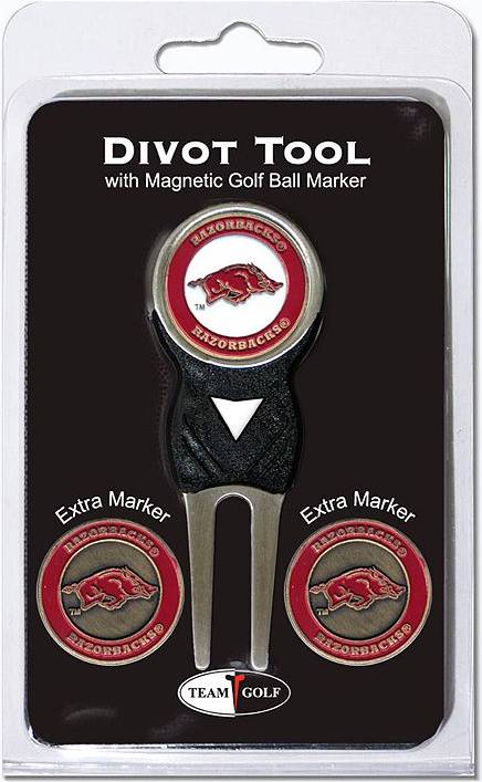 Team Golf Arkansas Razorbacks 4-pc Divot Tool Marker Set