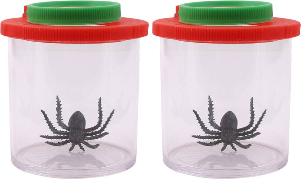 iplusmile 4 Pcs Bug Viewer Magnifying Insect Cage Box