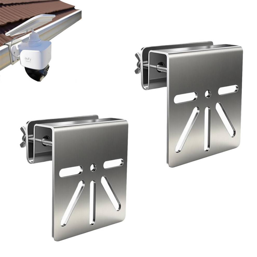 E30 eufy Security Camera Gutter Mount Stainless Steel Bracket