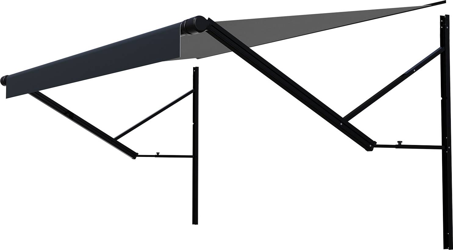 Motorized retractable awnings VEVOR Motorized RV Awning Complete Kit 18ft Retractable