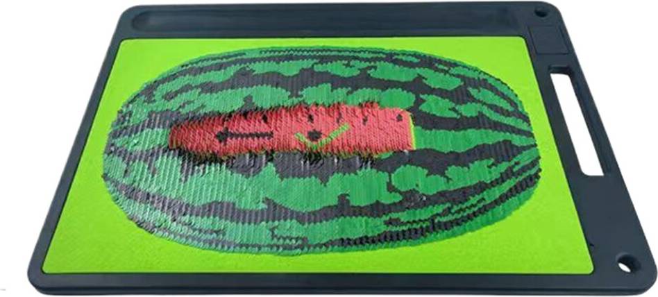 Golf Turf Practice Mat With Swing Path