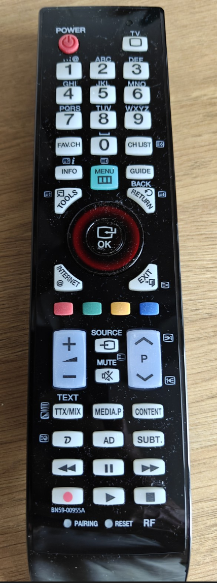 Samsung Bn59-00955a R.F Remote Control