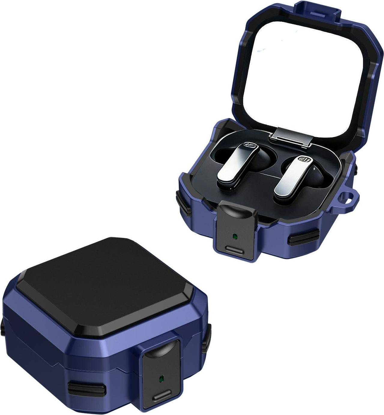 Galaxy buds 4 pro FoneFunShop Pro Armor Rugged Case For Galaxy Buds 4 Pro Blue