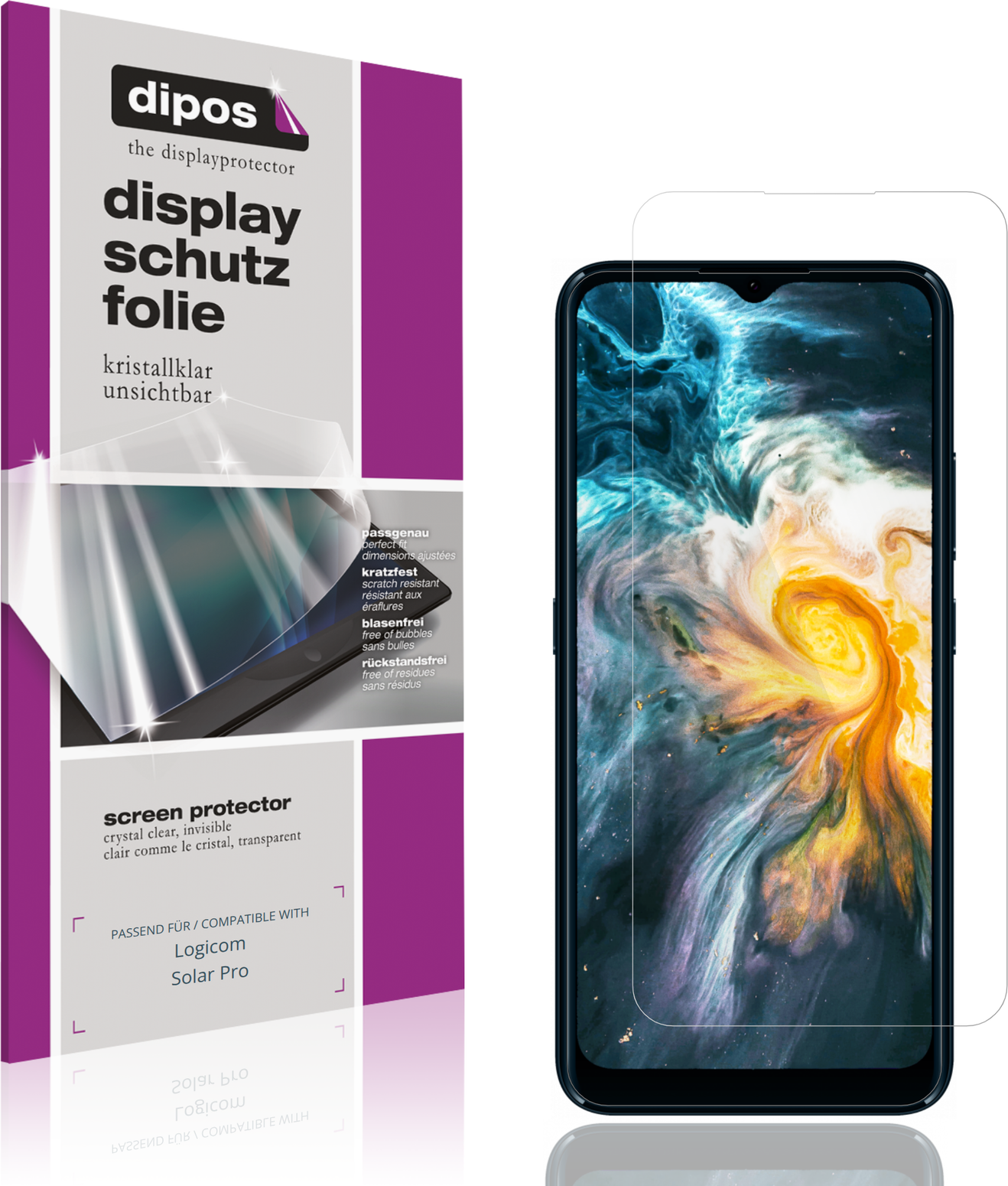 Dipos Screen Protector For Logicom Solar Pro