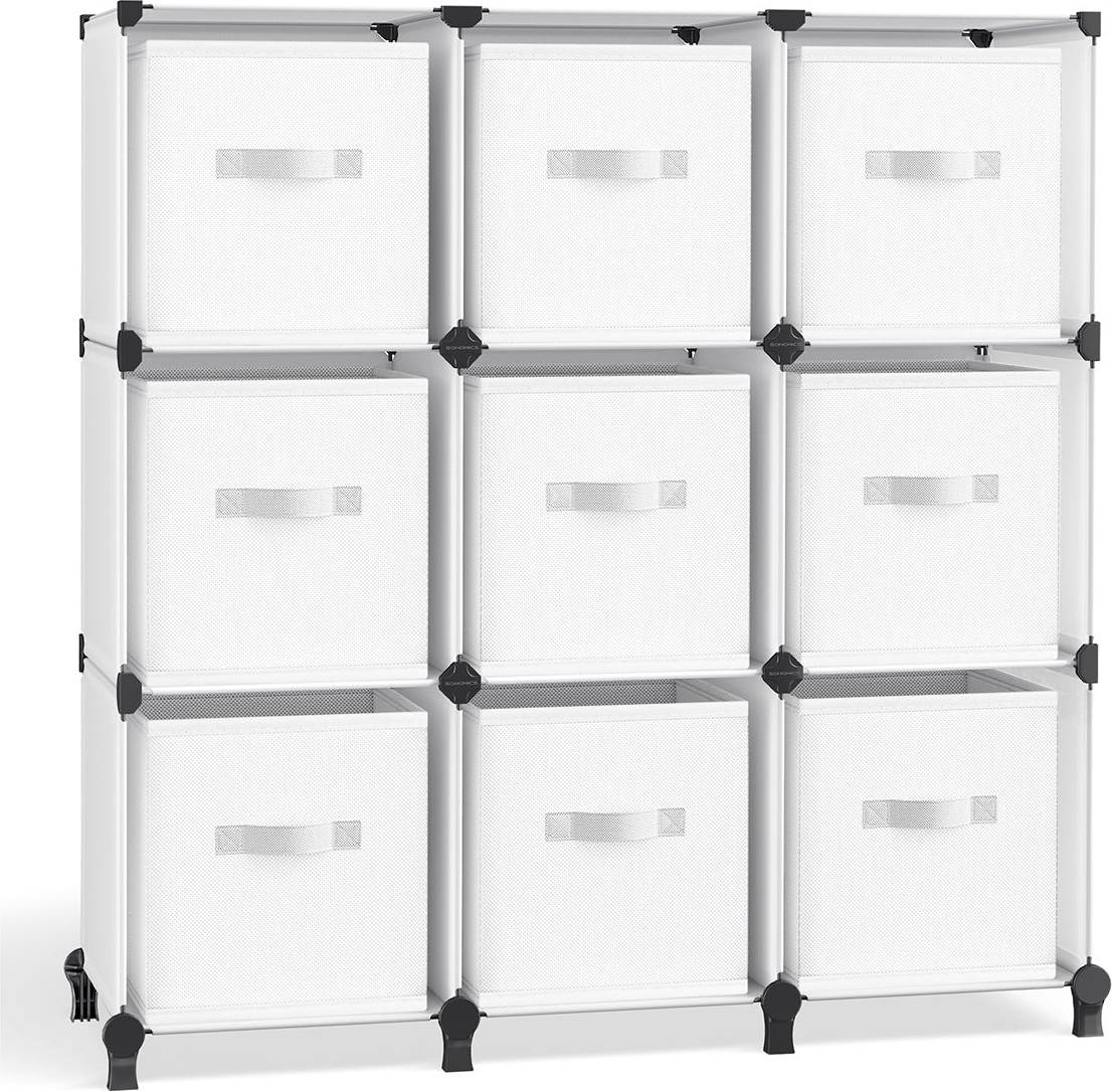 9 cube storage unit Songmics Non-Woven Fabric Cube Storage Unit Shoe Rack