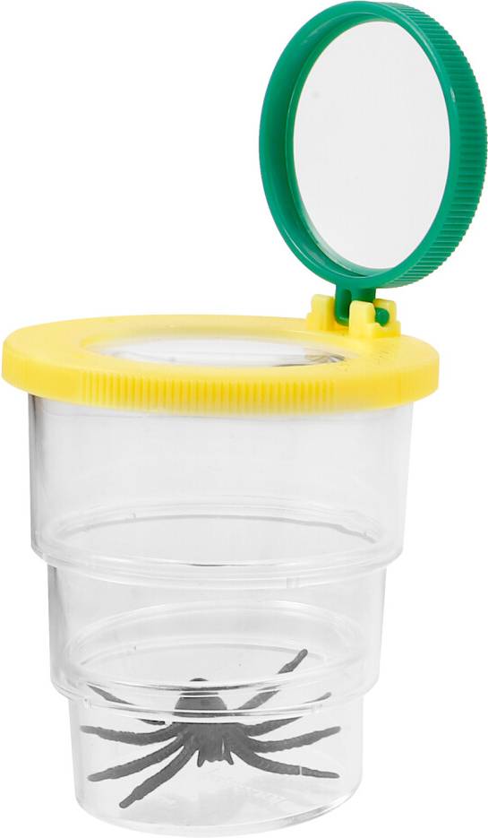 3Pcs ABS Clear Insect Viewing Box with Magnifier