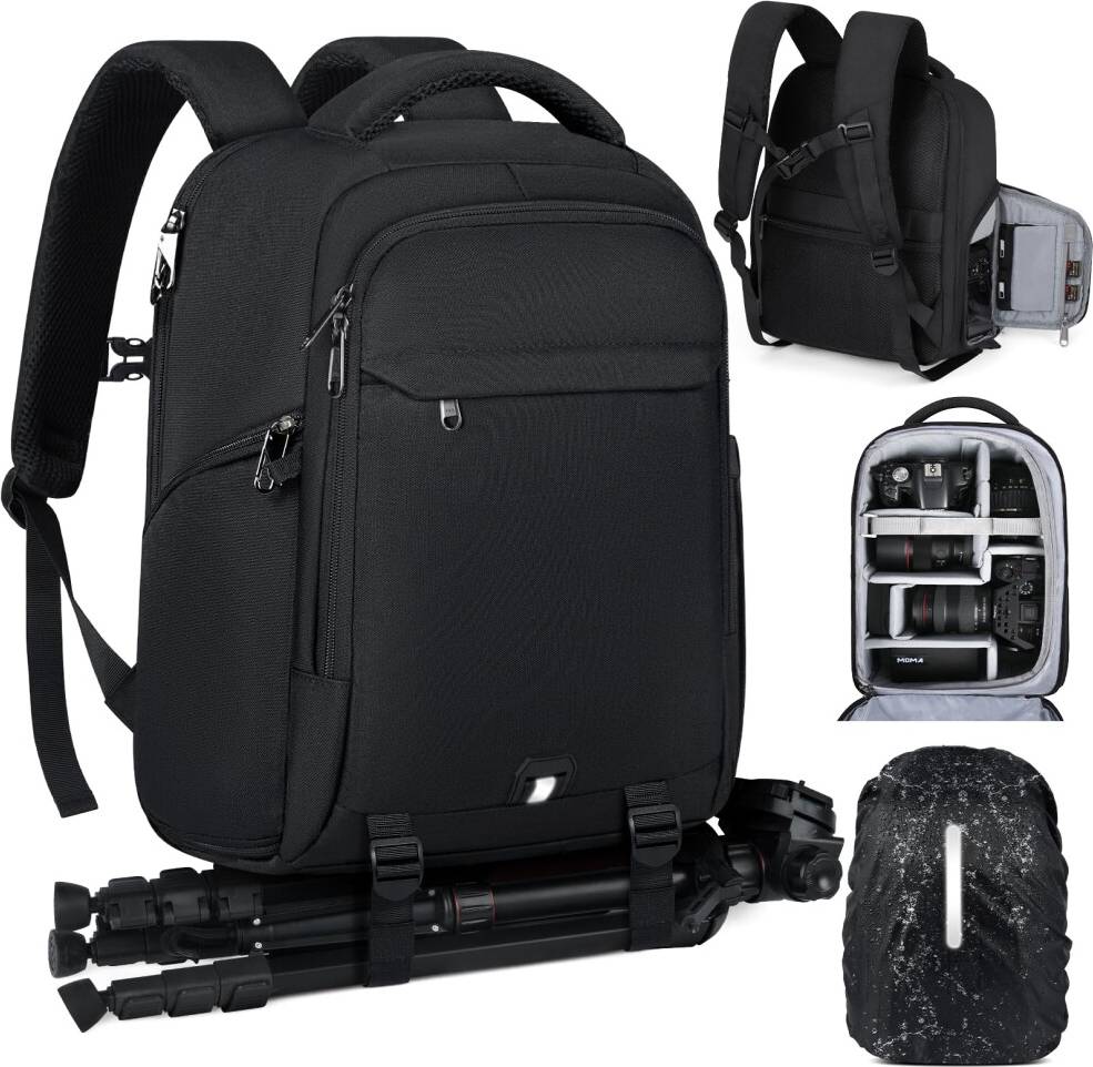 Camera Backpack 15.6 Inch Laptop Compartment