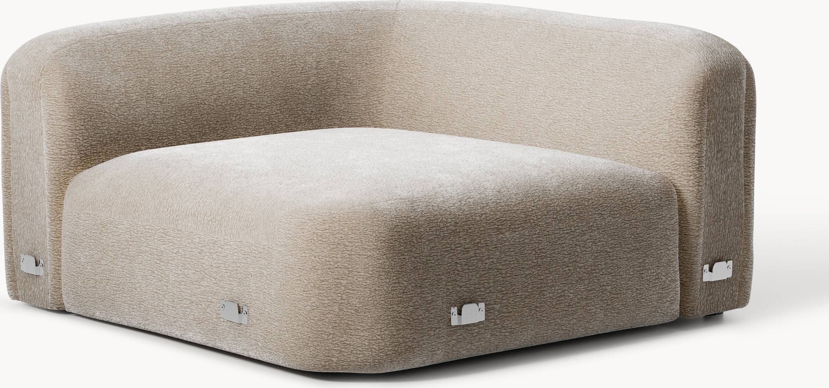 Westwing Collection Rundad Hörnmodul Wolke Soffa