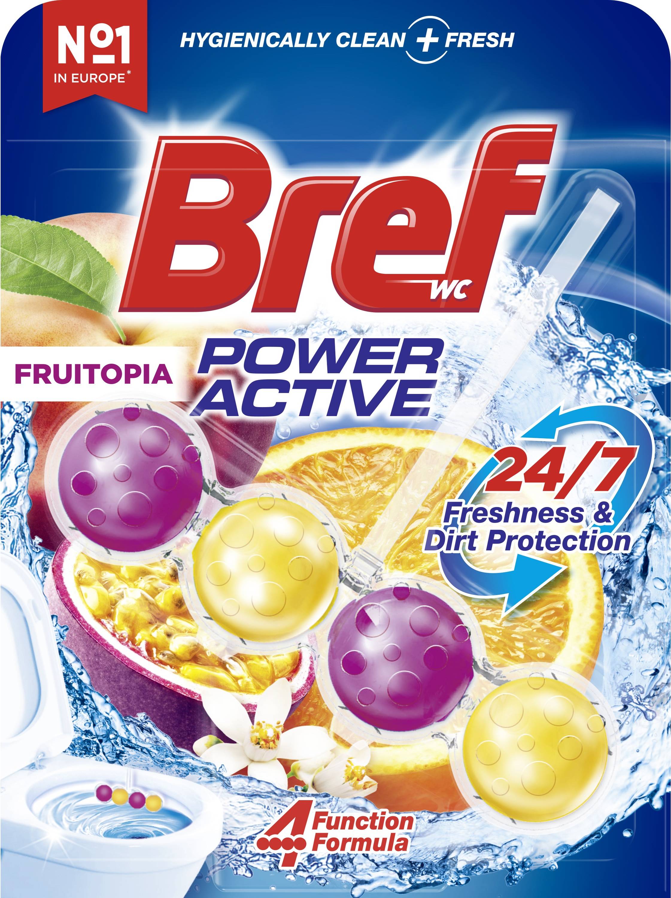 Bref Power Active Fruitopia Toilet Rim Block