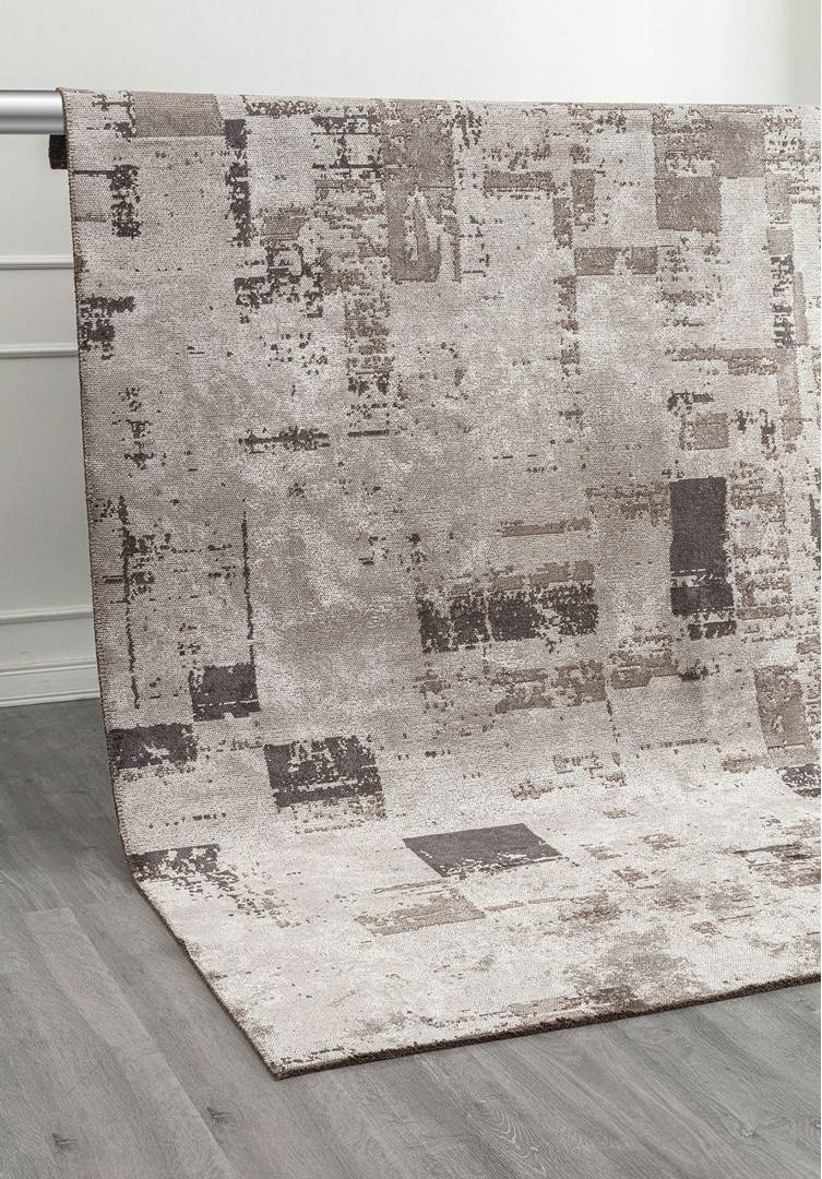 Ebern Designs Brown Abstract Area Rug Rectangle 5'3" x 7'6"