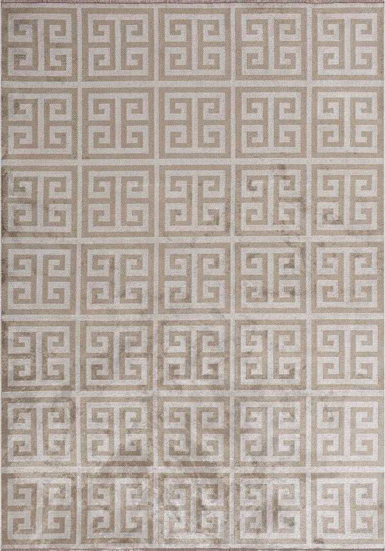 Ebern Designs Geometric Area Rug Rectangle 200 x 300 cm Beige