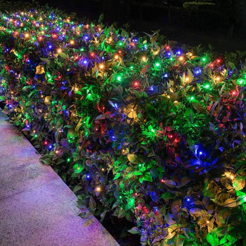 Led net 192 LED Net Lights Waterproof Christmas Tree Light