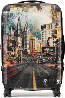 Warren Reed Designer Jasper 00008 Suitcase Medium
