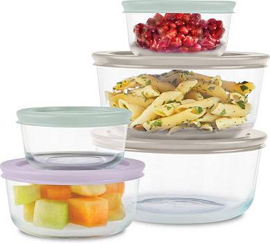Simply Store 10-Pc Glass Storage Set