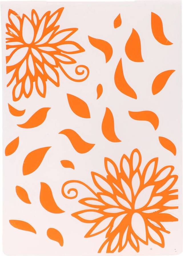 Wild Flower Embossing Folder User Friendly Design